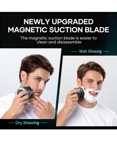 Head Shavers for Bald Men - Kensen 6D Waterproof Electric Razor Close Shave LED Display Type-C Charging Easy Clean | Ideal for Wet/Dry Use - Buy Online on GoSupps.com
