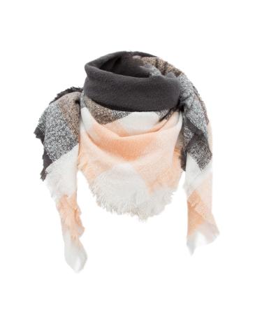 Women's scarves warm personality autumn scarf scarves for every season soft winter warm bib triangular triangle unit size orange