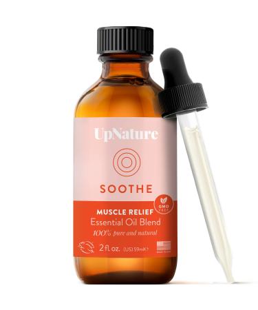 Soothe Essential Oil Roll Blend, 2oz Reduce Muscle & Pain Discomfort, Breathe Easy, Improve Circulation with Peppermint Essential Oil, Wintergreen Essential Oil, Eucalyptus Essential Oil & Camphor Oil