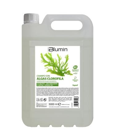 Tahe Blumin Daily Shampoo with Chlorophyll Seaweed Net pH 5.5 Ideal for All Hair Types 5000 ml Bottle