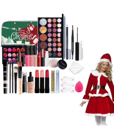 G n rique Multi In 1 Women's Makeup Set Girls Makeup Set Christmas Beginners Complete Cosmetic Waterproof - Eyeshadow Palette for Learning Everyday Makeup Photography and Traveling