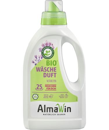 AlmaWin Organic Laundry Fragrance Verbena (6 x 0.75 l) Fresh 750 ml (pack of 6)