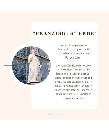  Tea of Dreams Basentee Bio | "Fran ois Patrimoine" | with selected berries and herbs | Loose tea | 70g - Buy Online on GoSupps.com