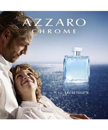 Azzaro Chrome Eau de Toilette - Fresh Aquatic Mens Cologne - Citrus Woody Musky Fragrance -Fresh Notes of Bergamot - Everyday Wear - Classic Summer Beach Scent - Luxury Perfumes for Men 3.3 Fl Oz (Pack of 1) - Buy Online on GoSupps.com