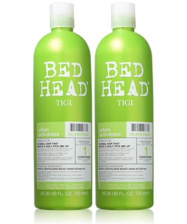 Pack of 2 Tigi Bed Head Urban anti+dotes Re-Energize Conditioner 750 ml