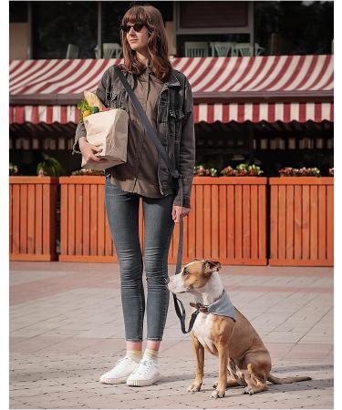 Heelay Hands Free Dog Leash - 8.2ft Multifunctional Crossbody Rope for Small, Medium & Large Dogs - Walking, Jogging, Running - Black - Buy Online on GoSupps.com