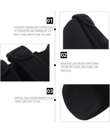 ZZBB Adjustable Wrist Support Finger Orthotics Training Fingerboard Points Hand Wrist Brace Hand Brace Functional Hand Splint for Stroke Hemiplegia Patients Left Large - Buy Online on GoSupps.com