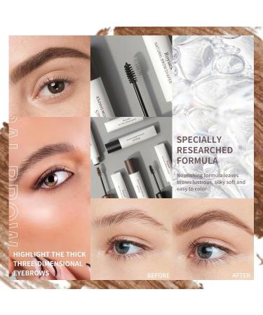 Eyebrow Gel | Quick-Drying Long-Lasting Tinted Brow Gel - Waterproof Eyebrow Gel Sweatproof for Creates Full Voluminous-Looking Brows Riastvy Base Styling Cream - Buy Online on GoSupps.com