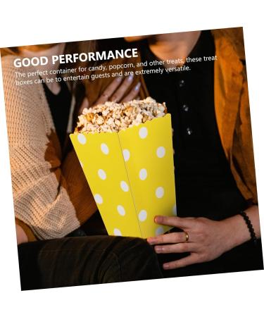 Zerodeko 24pcs Boxes party popcorn buckets gift box tight popcorn bucket food decorations popcorn buckets stripe party supplies French fries candy popcorn holders popcorn holder - Buy Online on GoSupps.com