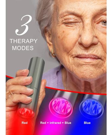 Rotsha Red Light Therapy Device - 2-in-1 Infrared Machine for Pain Relief & Skin Improvement - 940nm 850nm 660nm - Buy Online on GoSupps.com