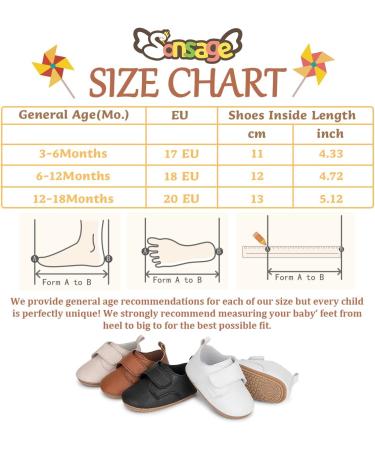 Sonsage Infant Baby Oxford Shoes | Pu Leather Lace-Up Sneakers | Anti-Slip Trainer for First Walking | 0-6 Months | Black - Buy Online on GoSupps.com