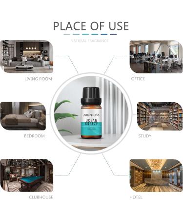 Ocean Breeze Fragrance Oil - Premium Scented Oil for Diffusers Candles & Soap Making (10ml) | International Shipping - Buy Online on GoSupps.com