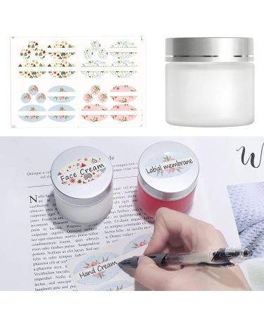 12 Pack 60ml Matte Clear Glass Jars with Silver Lids - Travel Containers for Cosmetics, Makeup, Eye Shadow, and Face Cream - Buy Online on GoSupps.com