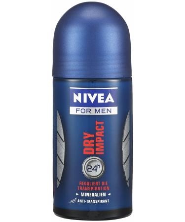 NIVEA Nivea Lot de 3 d odorants roll-on Dry Impact for Men - 50 ml