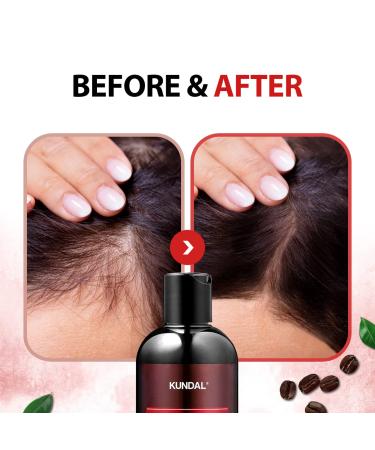 KUNDAL White Musk Anti-Hair Loss Caffeine Scalp Care Shampoo x2 - 300ml - Buy Online on GoSupps.com
