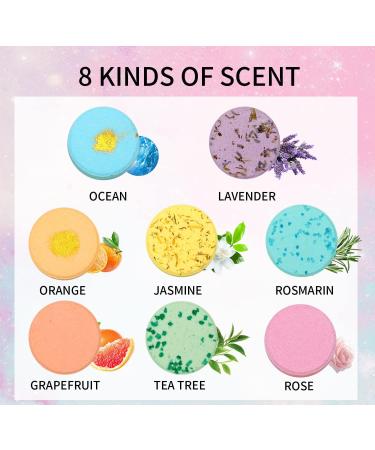 ZTOONE Shower Steamers Aromatherapy Gift Set for Relaxation - 8pc Bath Bombs, Perfect for Valentines, Birthday, Mothers Day, Christmas Gifts for Women - Buy Online on GoSupps.com