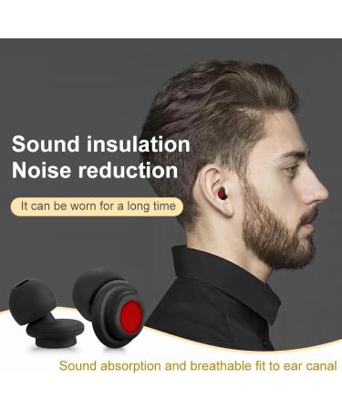 Noise Reduction Earplugs for Sleeping & Work | Ergonomic Noise Cancelling Hearing Protection | Extra L M S Size Eartips - Buy Online on GoSupps.com