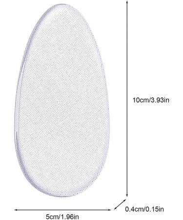 Glass Foot File Callus Remover - Dry Heels Skin Remover - Clear in-Shower Foot Scrubber Callus Remover Pedicure Foot File for Smoothing Feet Dead Skin Egg - Buy Online on GoSupps.com