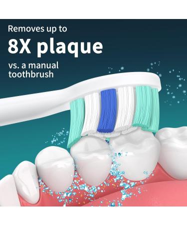 Replacement Heads for Philips Sonicare - 8 Pack Compatible Brush Heads for Sonicare Toothbrushes - Buy Online on GoSupps.com