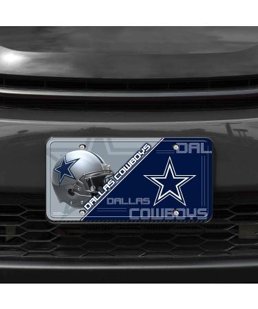 NFL Dallas Cowboys Team Color License Plate Metal - One Size - Buy Online on GoSupps.com