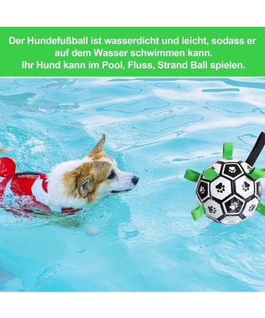 Durable Xben Dog Toys for Big Dogs | 20cm Interactive Dog Balls & Footballs | Water Toys & Tug-of-War Balls - Buy Online on GoSupps.com