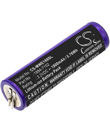 WOLWES Battery Replacement for Moser P/N: 1884-7102 1884 Li+Pro Ermila 1884 Ermila 1885 Ermila 1885 Motion Wahl 1884 Li+Pro Wahl Ermila 1884 Wahl Ermila 1885
