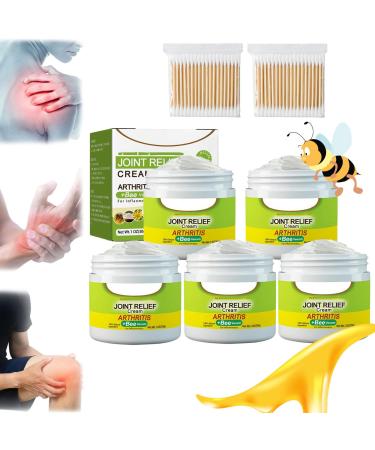Beevana Bee Venom Joint and Bone Therapy Cream Bee Venom Joint and Bone Therapy Cream Joint & Bone Therapy Cream Bee Venom Therapy Cream for Soother Comfy Muscles (5PC)