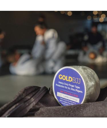 Gold BJJ Jiu Jitsu Tape 1/2 x 30' - Athletic Finger Tape for MMA, Judo, Wrestling, Martial Arts - Buy Online on GoSupps.com