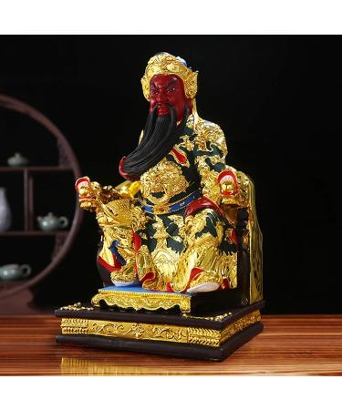 Buddha Statue/Buddha Figurines Guan Gong Guan Yu Buddha Statue Home Lucky Decoration Chinese Guan Yun Chang Resin Indoor Statue Fortune Protection Statue Collection Buddha Statue Decoration - Buy Online on GoSupps.com