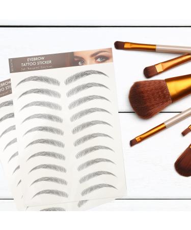  SOLUSTRE SOLUSTRE 12 Sheets Eyebrow Tattoo Stickers Waterproof Eyebrow Transfers Exfoliating Stickers for Women and Girls - Buy Online on GoSupps.com