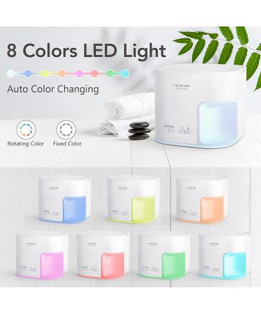 ASAKUKI 500ml Essential Oil Diffuser | Automatic Add Oil Design | 17-Hour Consistent Scent | Aromatherapy & Humidifier with Timers - Buy Online on GoSupps.com
