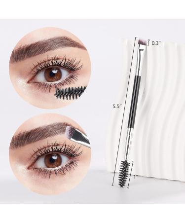 Eyebrow Combs Eyelash Comb Separator Dual Head Brow Brush and Spoolie Brush Mascara Separator Tool Black (5 Pieces Set) - Buy Online on GoSupps.com
