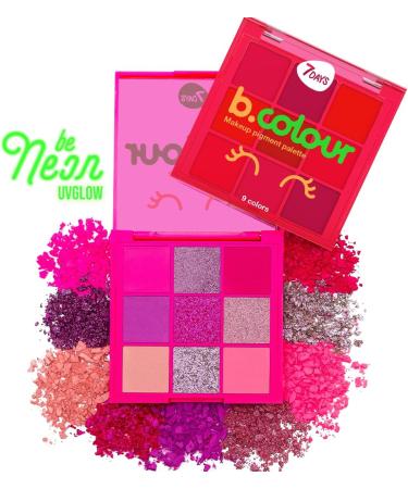 7Days Neon Eyeshadow Palette Makeup 9 Colors 01 ELECTRIC - Buy Online on GoSupps.com