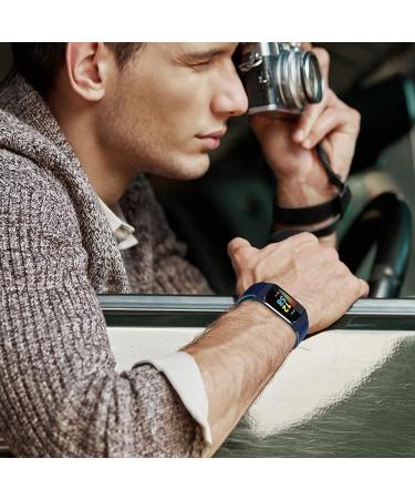 Fitbit Charge 5 Nylon Bands - Soft Breathable Replacement Wristband in Black - Small Size for Men and Women - Buy Online on GoSupps.com