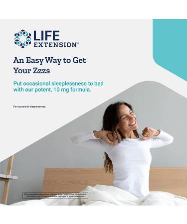 Life Extension Melatonin 10mg - 60 Vegetarian Capsules for Sleep Support - Buy Online on GoSupps.com