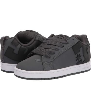 DC Men's Court Graffik Skate Shoe 44.5 EU - Dark Grey Black White | Buy Internationally - Stylish & Comfortable - Buy Online on GoSupps.com