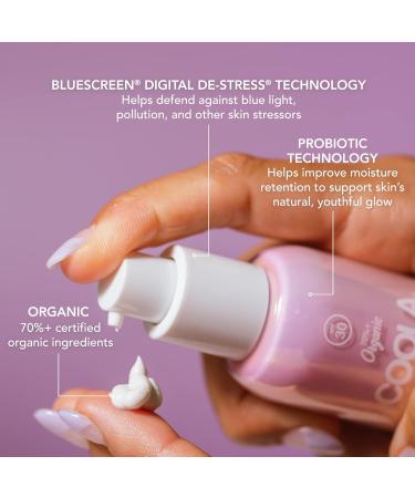 COOLA Organic Dew Good Illuminating Probiotic Serum with SPF 30 and Body Melt with SPF 40 Dermatologist Tested Sunscreen that Instantly Illuminates Skin - Buy Online on GoSupps.com