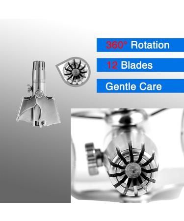 Buy Manual Ear & Nose Hair Trimmer - Waterproof Battery-Free Capping Upgrade | Best for Men & Women - International Shipping Available - Buy Online on GoSupps.com