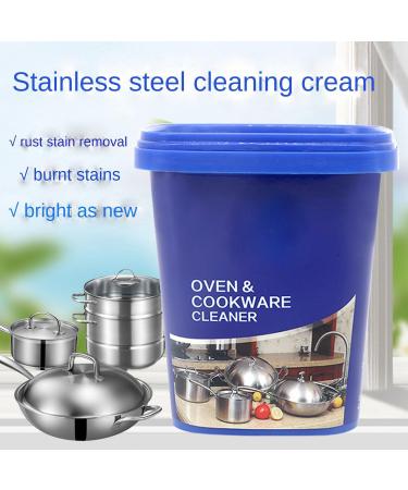Strong stainless steel cleaner metal cleaner kitchen multifunctional cleaning paste cleaning agent stain remover - Buy Online on GoSupps.com