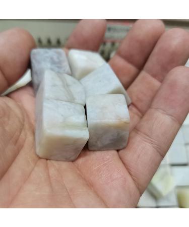 Crystal 6pcs Mini Natural Square Tumbled Stone Rose Quartz Cube Clear Crystal Reiki Aquarium Decoration Collection 20mm ningxiao - Buy Online on GoSupps.com