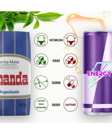 Amanda Yerba Mat Despalada: 0 5 kg+ chantillon (40g)| Boisson nergisante et tonique riche en vitamines et antioxydants!Acc l re le m tabolisme. - Buy Online on GoSupps.com