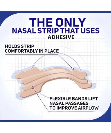 100 Anti Snoring Nasal Strips - Easy Breath Reduce Snoring & Improve Sleep (66mmX19mm) - International Shipping Available - Buy Online on GoSupps.com