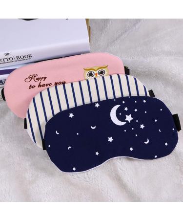 FOMIYES Adjustable Eye Mask with Cold/Hot Therapy - Soft Sleeping Mask for Travel & Puffy Eyes (Blue - Buy Online on GoSupps.com