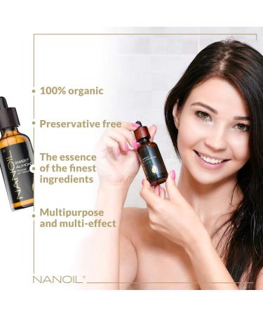 Natural Almond Oil 50ml - Pure Cold-Pressed Organic Care for Hair Body & Face - Sun Protection & Revitalization - Buy Online on GoSupps.com