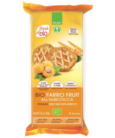 Probios Probios Farro Organic Apricot Fruit - Pack of 12 - 4 x 50 g