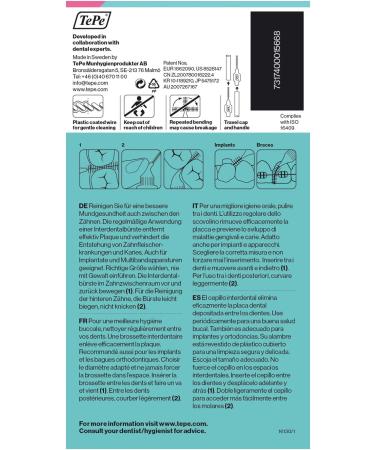 TePe Regular 0.40mm G2 Pink Brushes - 8 Count Pack - Orange Pink - Buy Online on GoSupps.com