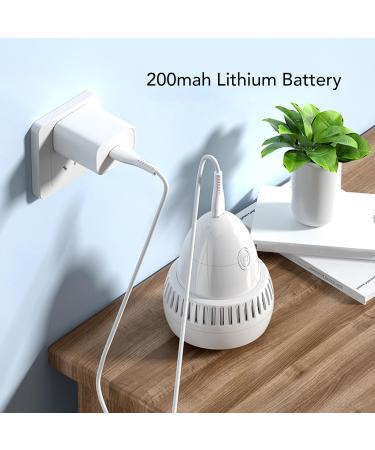 Electric Foot Grinder with 2 Speed Gears-Remove Callus Soften Skin-Rechargeable Lithium Battery Included - Buy Online on GoSupps.com