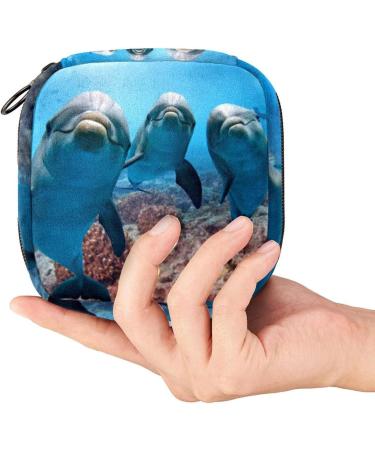 Women s Dolphin Storage Bag - Portable Menstrual & Bandage Organizer | Stylish Napkin Storage for First Period - Buy Online on GoSupps.com