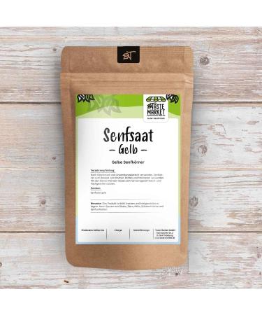  TASTE Guter Geschmack 5 kg of yellow mustard seeds of your choice - Yellow mustard seeds - Sourdough - Spices - Yellow seeds - Made in Germany - Buy Online on GoSupps.com