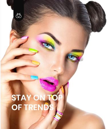 Beetles Gel Nail Polish Kit - 6 Spring Summer Neon Colors | Soak Off | Cured with Nail Lamp | Manicure & Nail Art Set - Buy Online on GoSupps.com